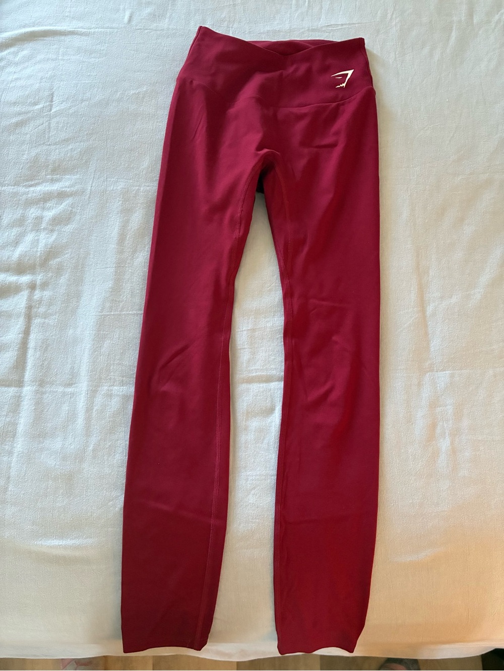 Gymshark High-Waisted Burgundy Leggings - Picture 2 of 6